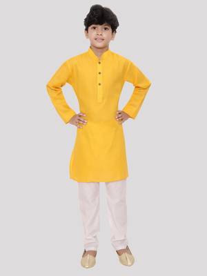 Hloom boys cotton kurta set-ishir collection 1
