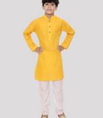 Hloom boys cotton kurta set-ishir collection