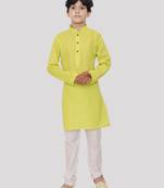 Hloom boys cotton kurta set-ishir collection