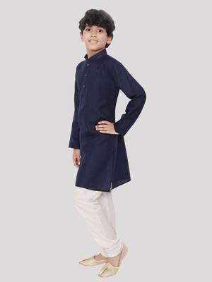 Hloom boys cotton kurta set-ishir collection 3