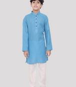 Hloom boys cotton kurta set-ishir collection