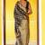 Janasya rashmika x saji saheli - women's navy blue banarasi silk woven ethnic motifs saree with unstitched blouse piece