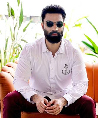 White mariner handpainted cotton shirt 4