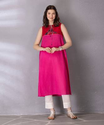 Pink kurta set 1