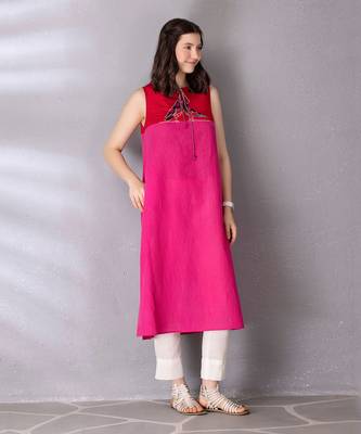 Pink kurta set 3