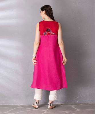 Pink kurta set 4