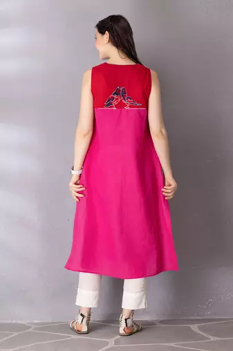 Pink kurta set