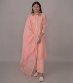 Peach kurta set