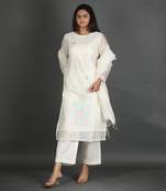 White kurta set