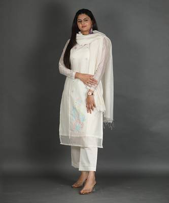 White kurta set 3