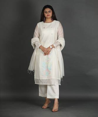 White kurta set 5