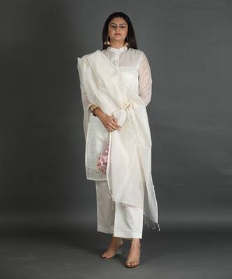 White kurta set 1