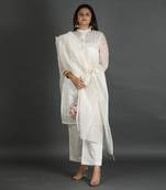 White kurta set