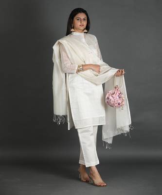 White kurta set 3