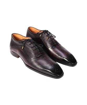 Black boseman laceup oxfords shoe 2