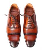 Tan cruz ouarter brogues shoe
