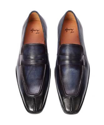 Blue oceanic split toe loafers 1
