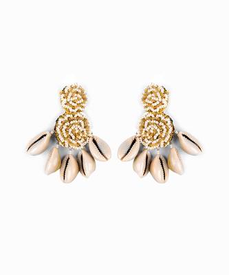 Shell drop earrings 2