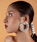 Shell embellished earrings