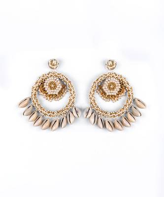 Shell drop earrings 3