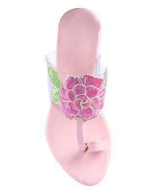 Light pink block heels 4