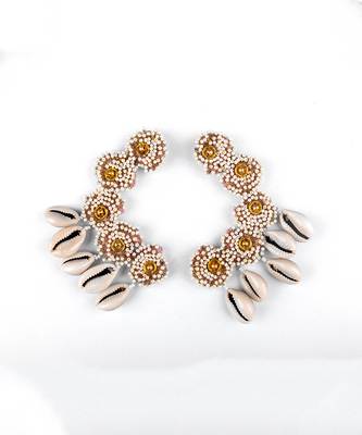 Shell drop earrings 2