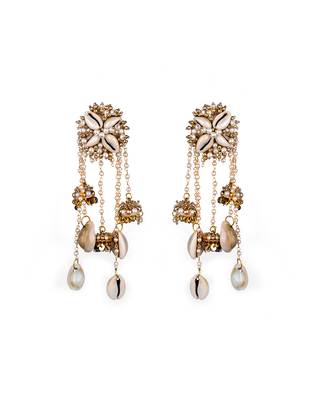 Shell drop dangler earrings 2