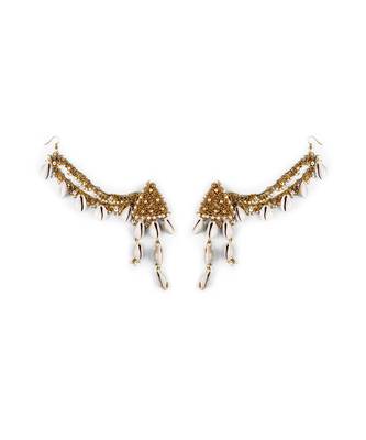Shell drop dangler earrings 2