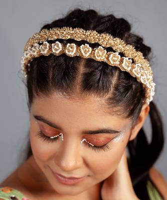 Bead embellished hairband 2