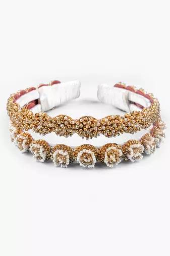 Bead embellished hairband