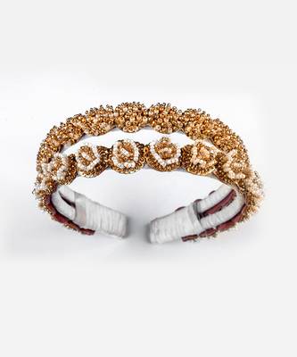 Bead embellished hairband 5