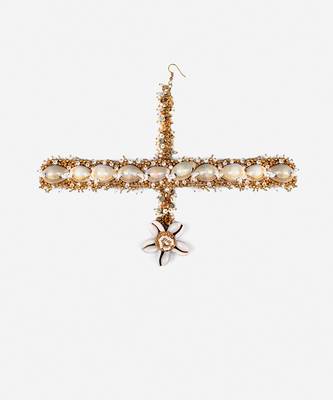 Shell studded mathapatti 1