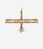 Shell studded mathapatti