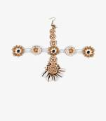 Pearl embellished mathapatti