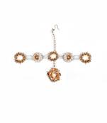 Pearl embellished mathapatti