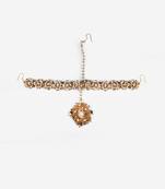 Pearl encrusted mathapatti