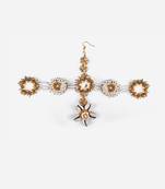 Shell floral drop mathapatti