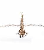 Pearl and chid embellished mathapatti