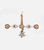 Shell floral drop mathapatti