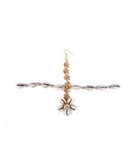 Shell floral drop mathapatti