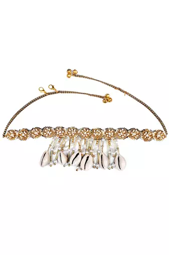 Sequin embellished necklace