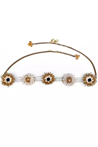 Pearl embellished necklace
