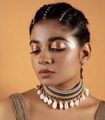 Bead embellished necklace