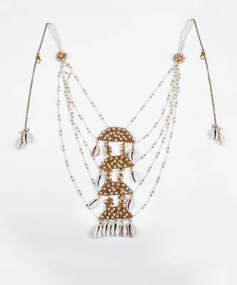 Bead embellished long layered necklace 2