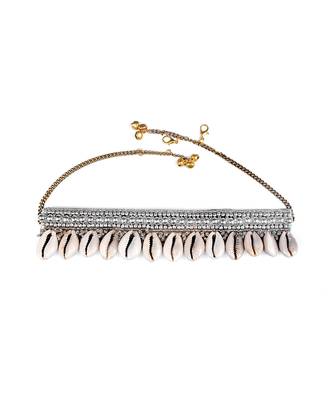 Shell drop choker necklace 1