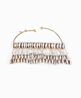 Shell drop choker necklace 2