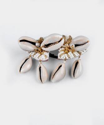 White & golden adjustable ring 2