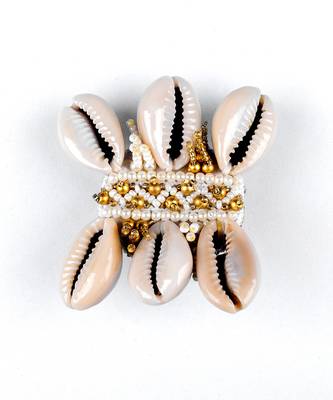 White & golden adjustable ring 3