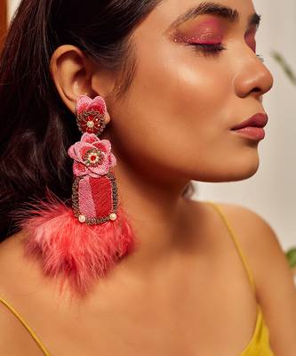 Multicolor handcrafted earrings 1