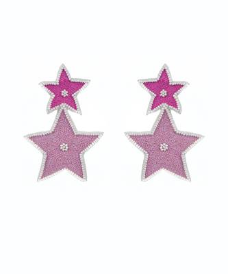 Star shape dangler earrings 2